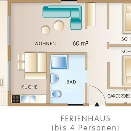 Ferienhaus Ferienhaus Für Bis Zu 4 Personen Zur Seeseite - [#125260] *